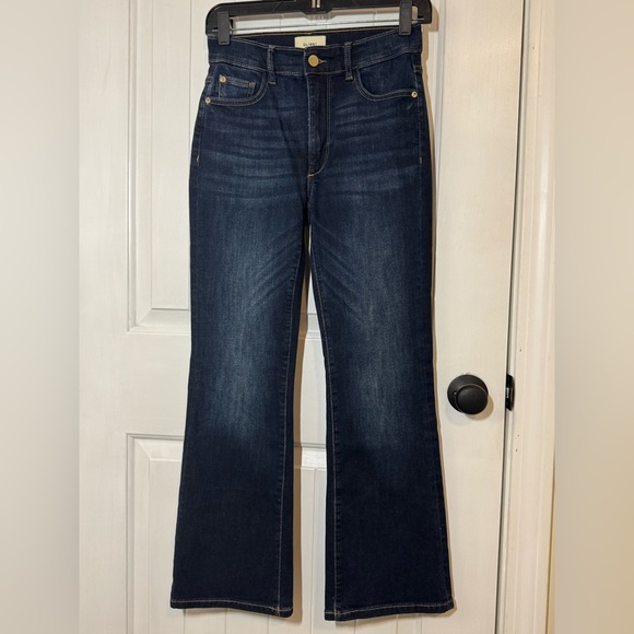 DL1961 Bridget Boot 27” High Rise Instascultp Crop - Picture 1 of 11